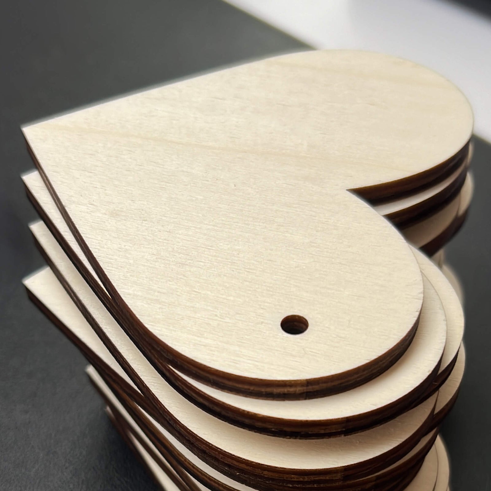 Holzherzen Anhänger