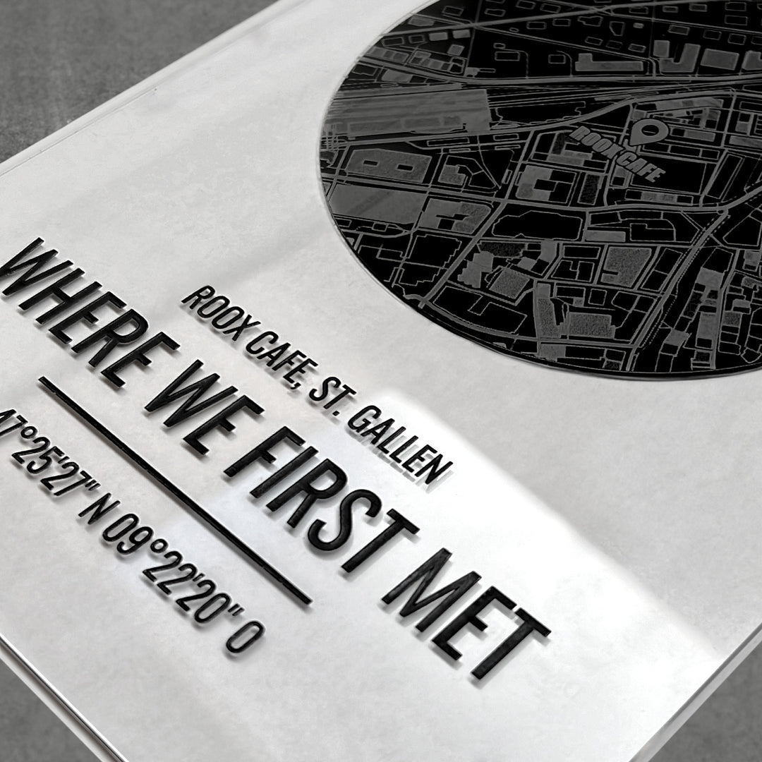 LANDKARTE "WHERE WE FIRST MET"