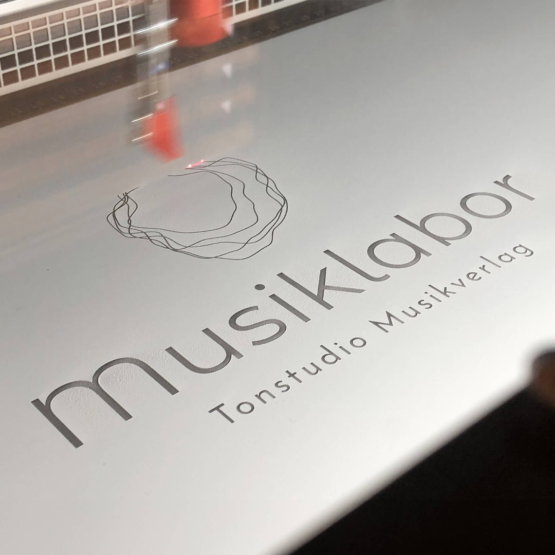 FIRMENSCHILD "MUSIKLABOR"