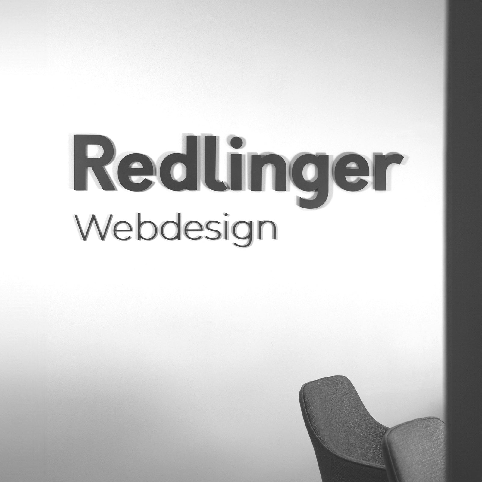 Wandlogo für Redlinger Webdesign