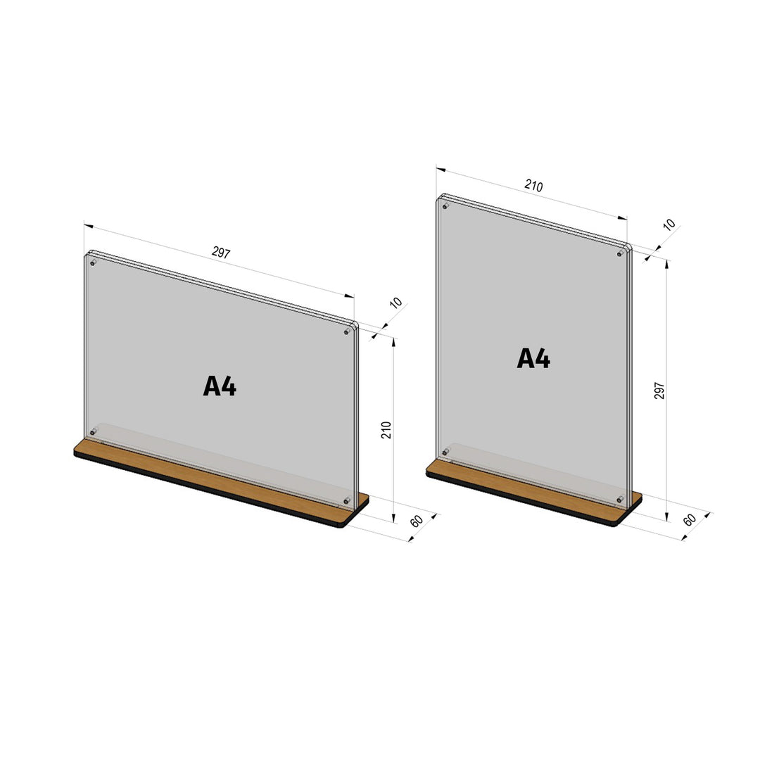 TISCHAUFSTELLER MAGNETISCH [DIN-A FORMAT]