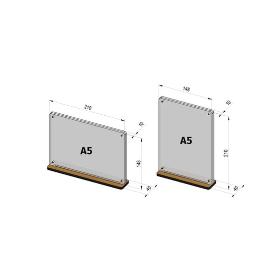 TISCHAUFSTELLER MAGNETISCH [DIN-A FORMAT]